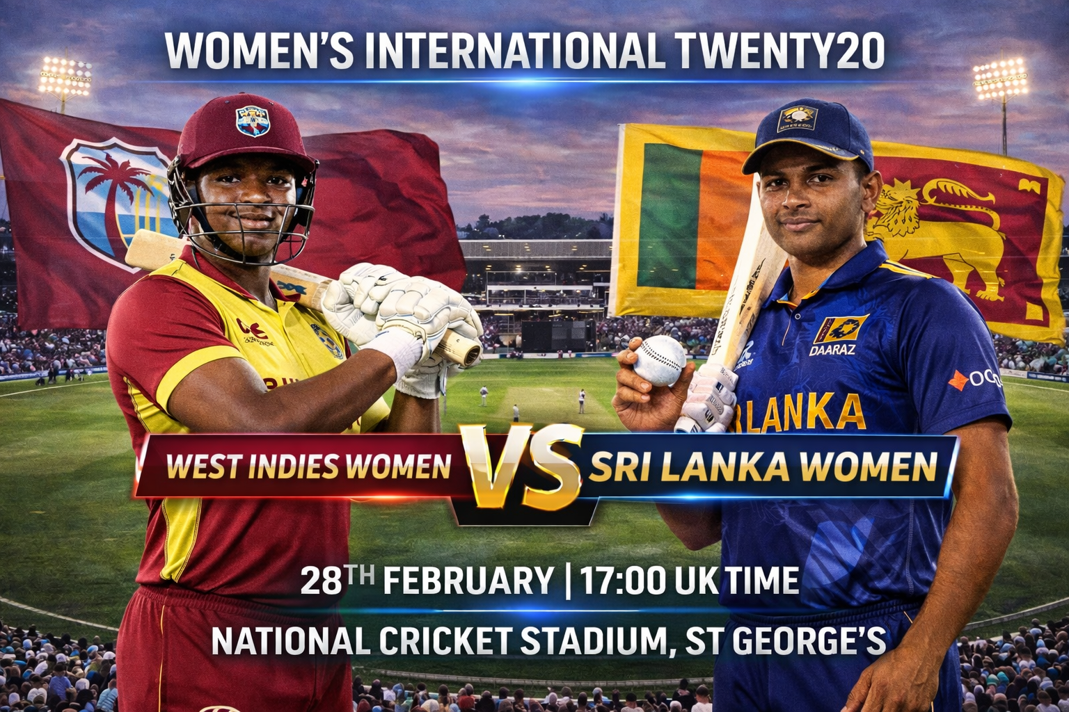 Read more about the article West Indies Women v Sri Lanka Women – 28 February – Preview & Prediction