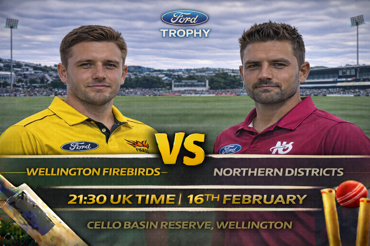 Read more about the article Wellington Firebirds v Northern Districts – 16 February – Preview & Prediction