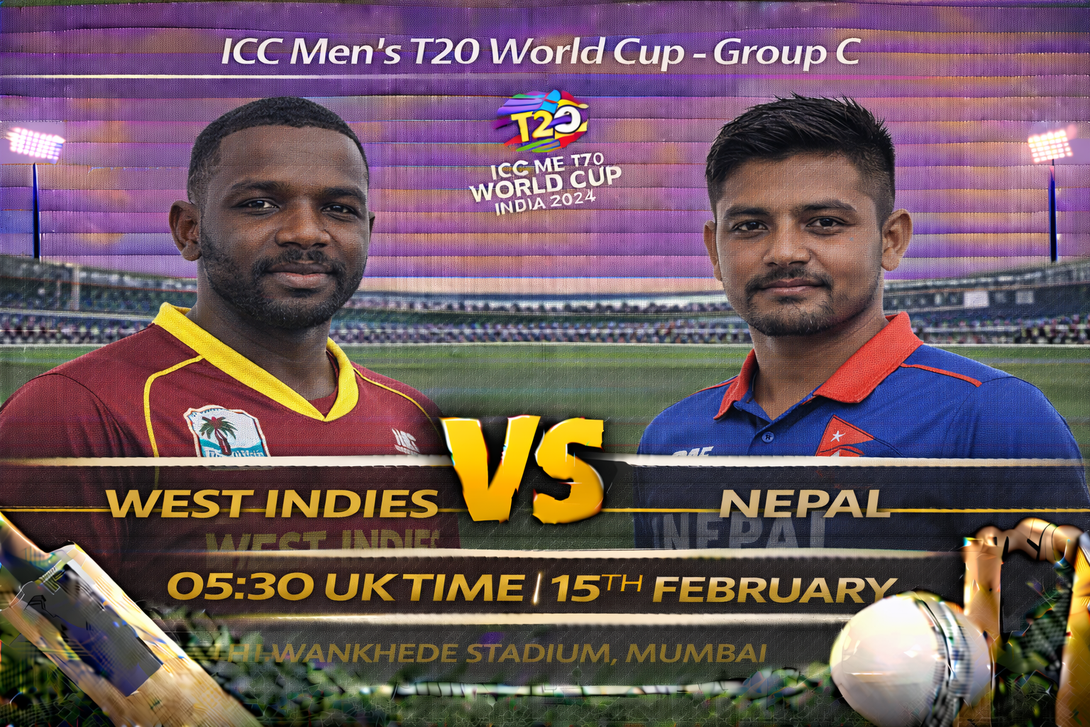 Read more about the article West Indies v Nepal – 15 February – Preview & Prediction