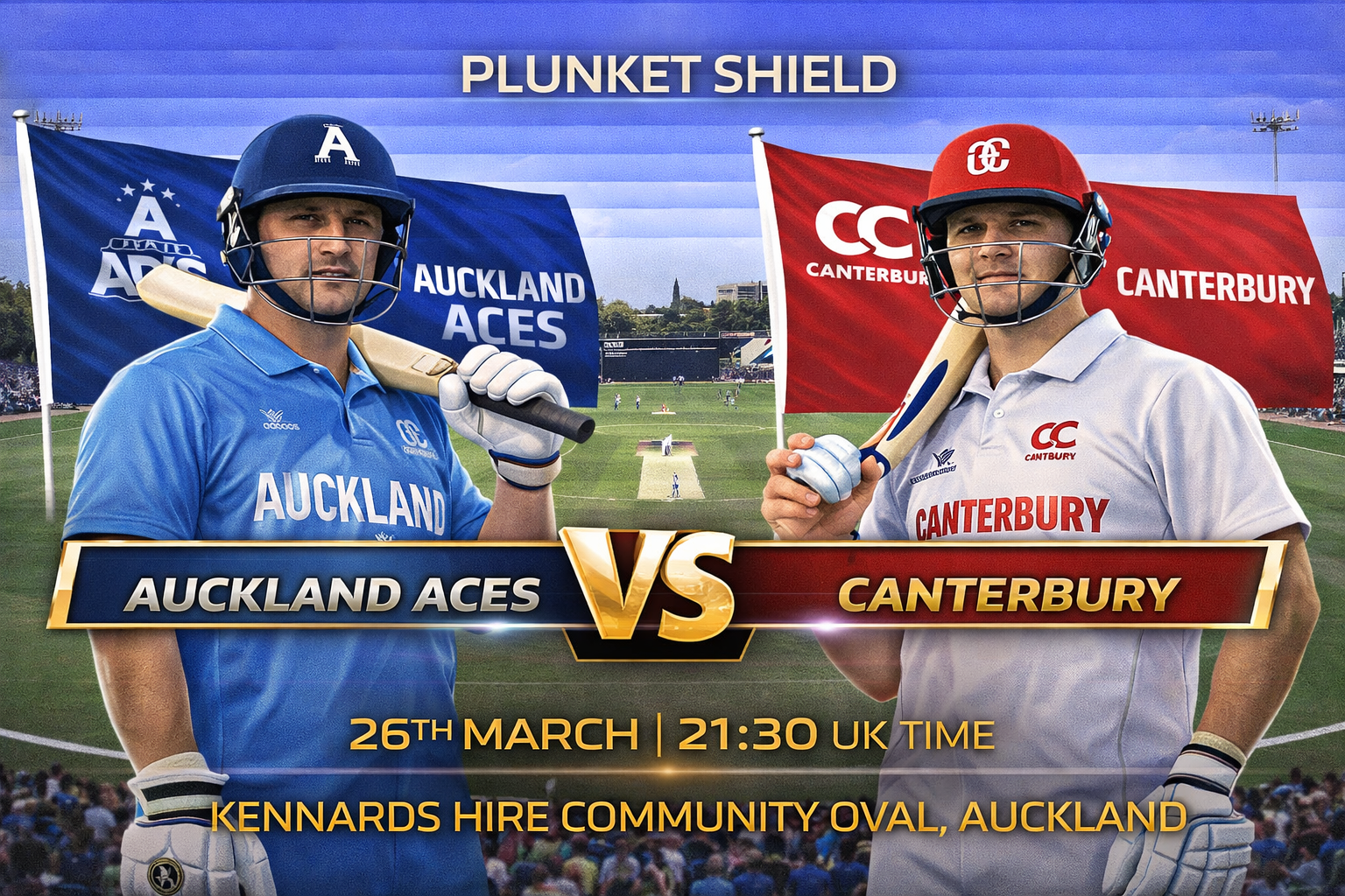 Read more about the article Auckland Aces v Canterbury – 26 March – Preview & Prediction