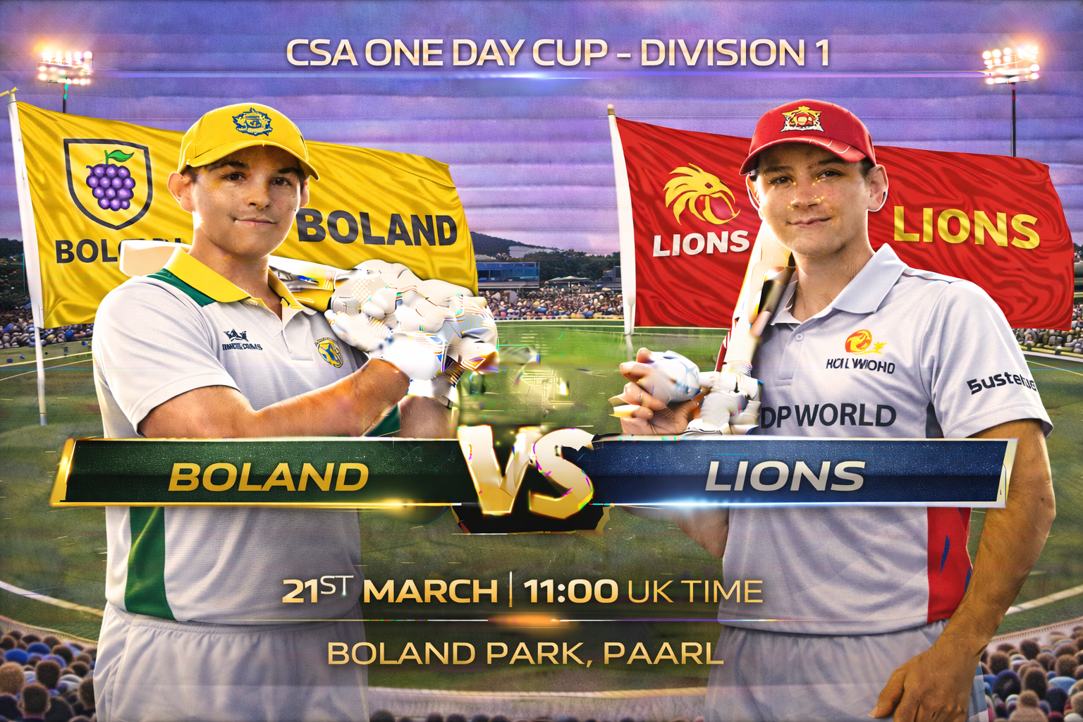 Read more about the article Boland v Lions – 21 March – Preview & Prediction