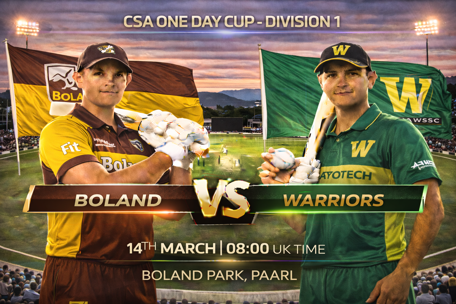 Read more about the article Boland v Warriors – 14 March – Preview & Prediction