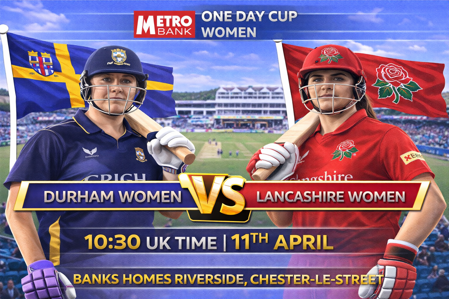 Read more about the article Durham Women v Lancashire Women – 11 April – Preview & Prediction