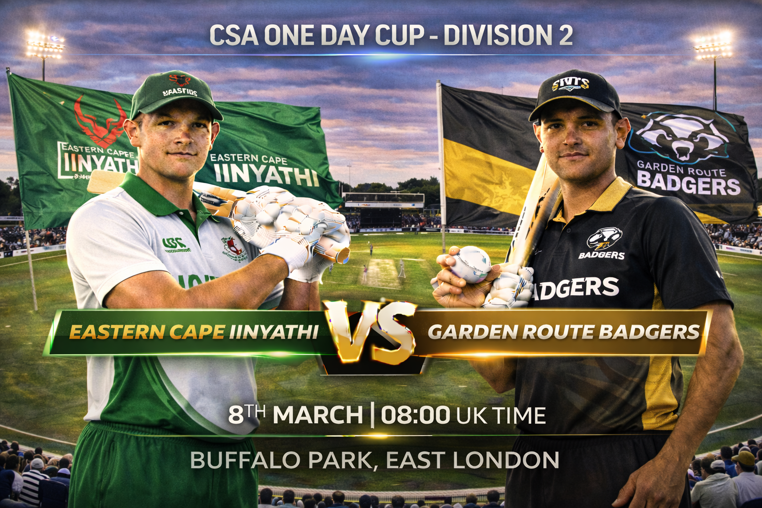 Read more about the article Eastern Cape Iinyathi v Garden Route Badgers – 8 March – Preview & Prediction