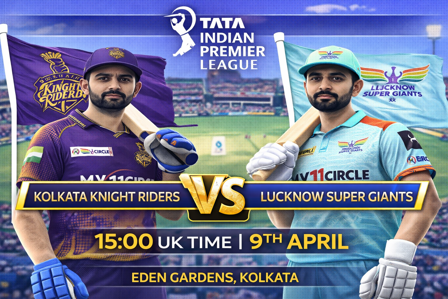 Read more about the article Kolkata Knight Riders v Lucknow Super Giants – 9 April – Preview & Prediction