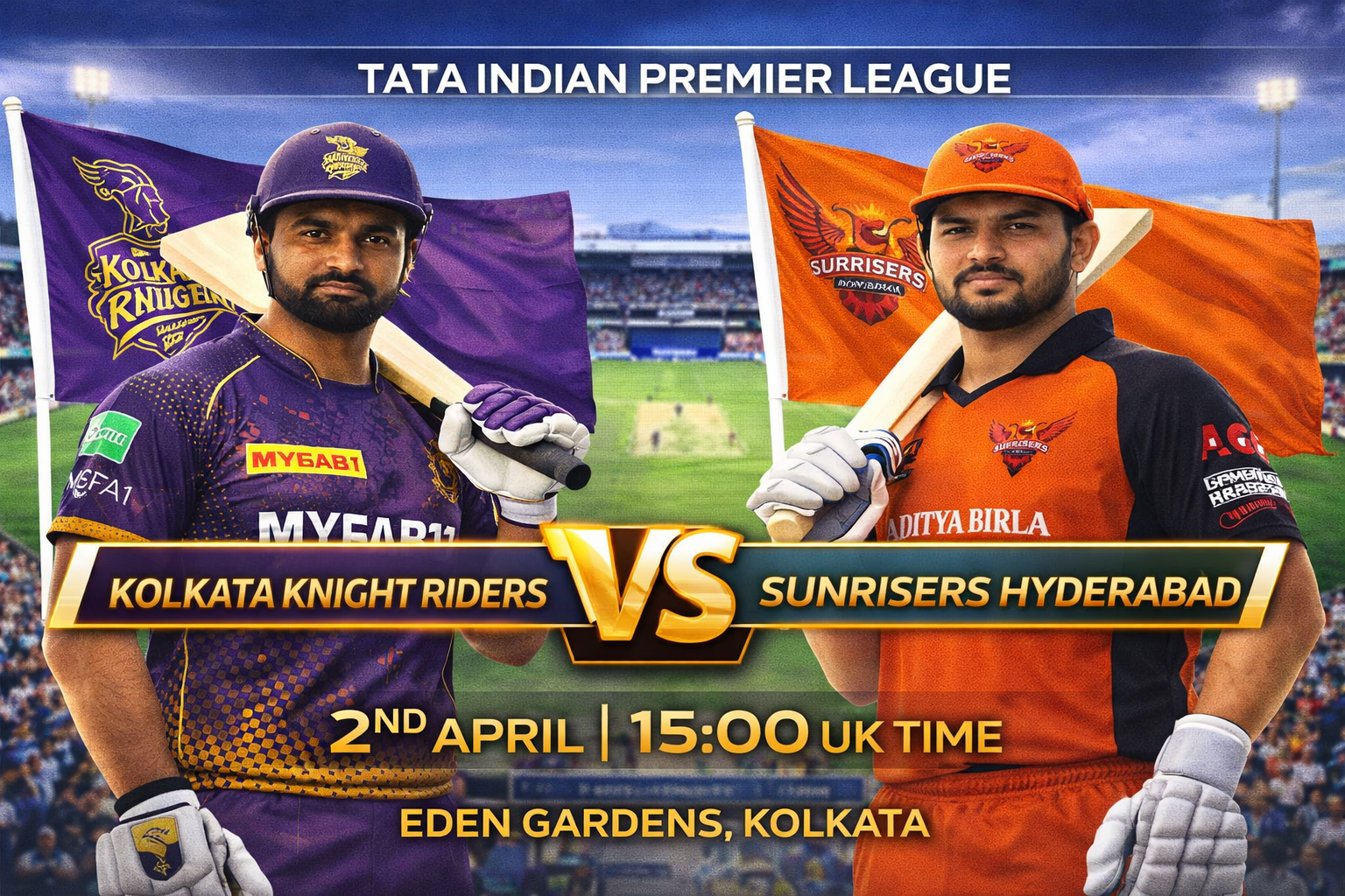 Read more about the article Kolkata Knight Riders v Sunrisers Hyderabad – 2 April – Preview & Prediction