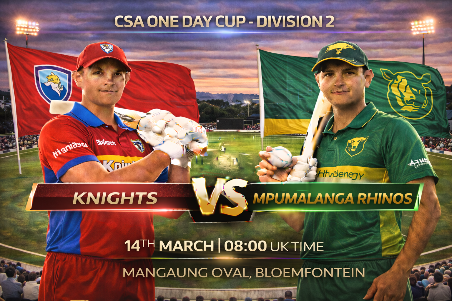 Read more about the article Knights v Mpumalanga Rhinos – 14 March – Preview & Prediction