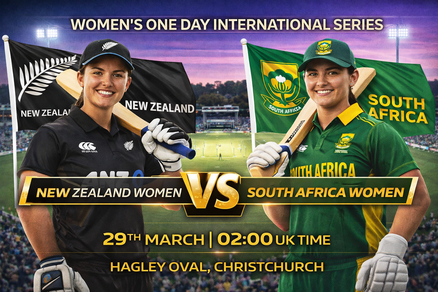 Read more about the article New Zealand Women v South Africa Women – 29 March – Preview & Prediction