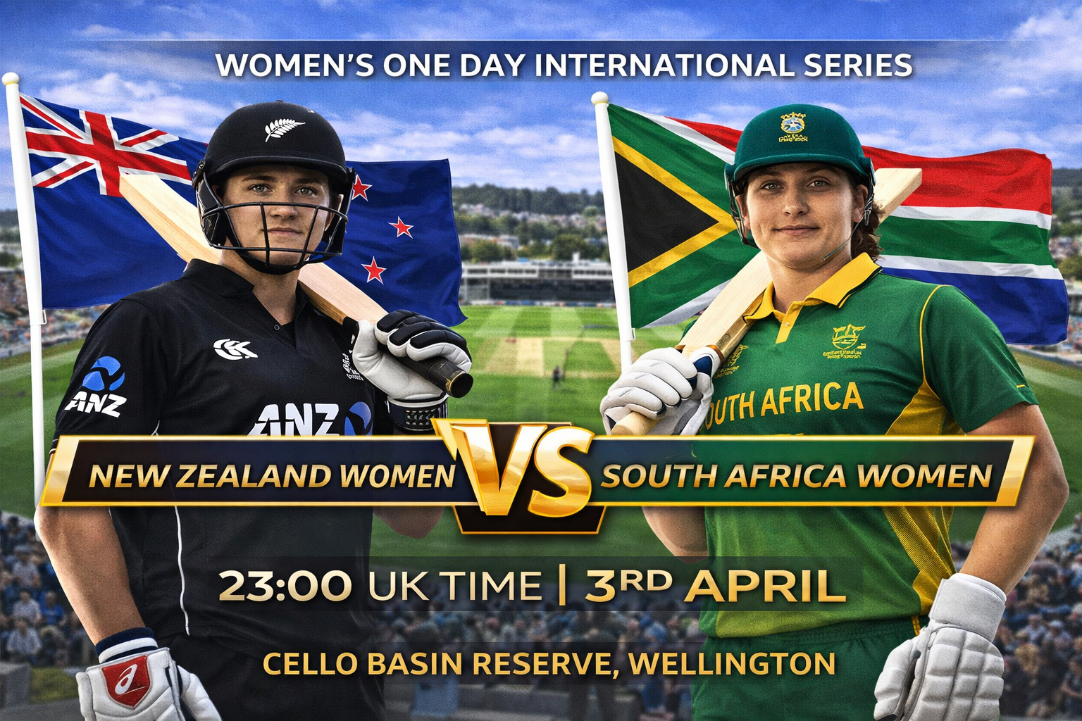 Read more about the article New Zealand Women v South Africa Women – 3 April – Preview & Prediction