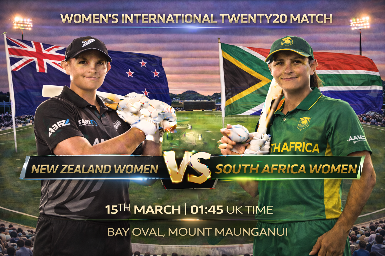 Read more about the article New Zealand Women v South Africa Women – 15 March – Preview & Prediction