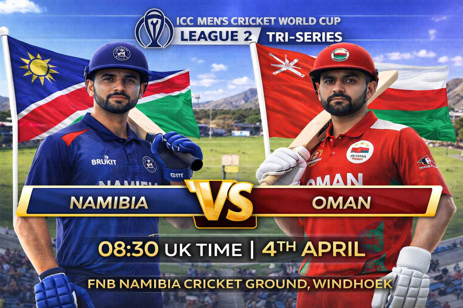 Read more about the article Namibia v Oman – 4 April – Preview & Prediction