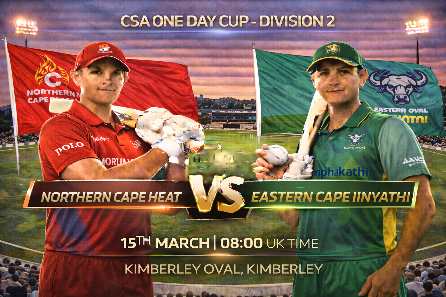 Read more about the article Northern Cape Heat v Eastern Cape Iinyathi – 15 March – Preview & Prediction