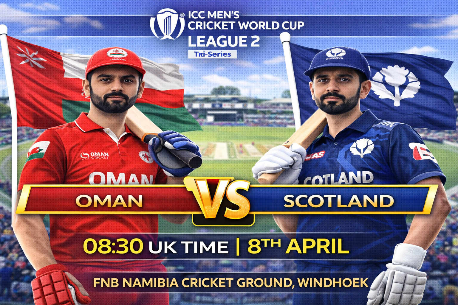 Read more about the article Oman v Scotland – 8 April – Preview & Prediction