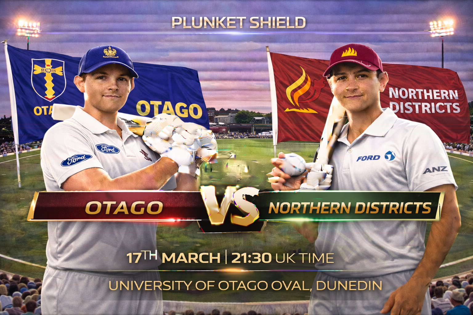 Read more about the article Otago v Northern Districts – 17 March – Preview & Prediction