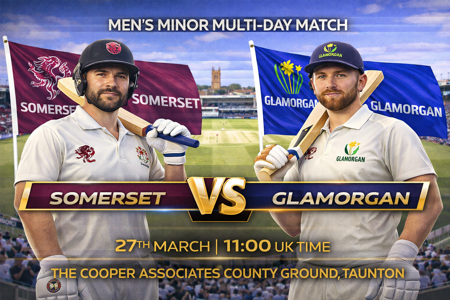 Read more about the article Somerset v Glamorgan – 27 March – Preview & Prediction
