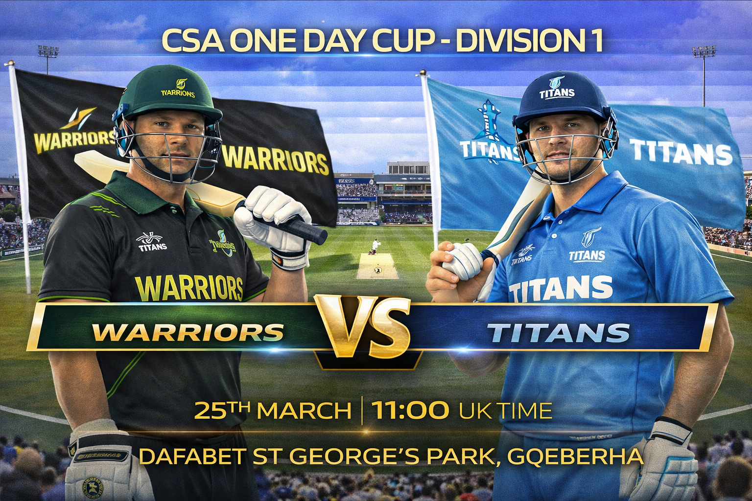 Read more about the article Warriors v Titans – 25 March – Preview & Prediction