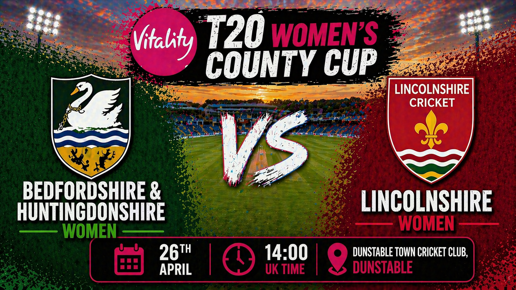 Read more about the article Bedfordshire & Huntingdonshire Women v Lincolnshire Women – 26 April – Preview & Prediction