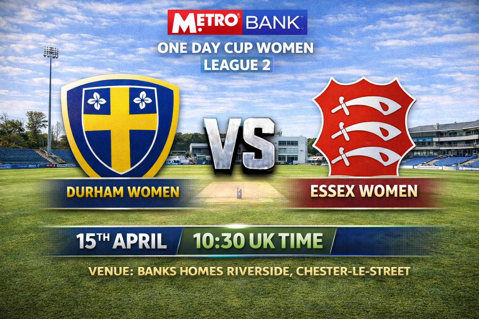 Read more about the article Durham Women v Essex Women – 15 April – Preview & Prediction