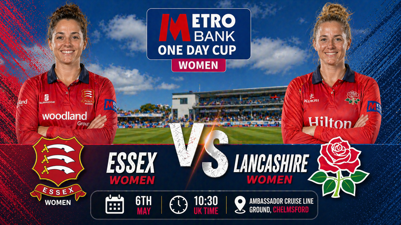 Read more about the article Essex Women v Lancashire Women – 6 May – Preview & Prediction