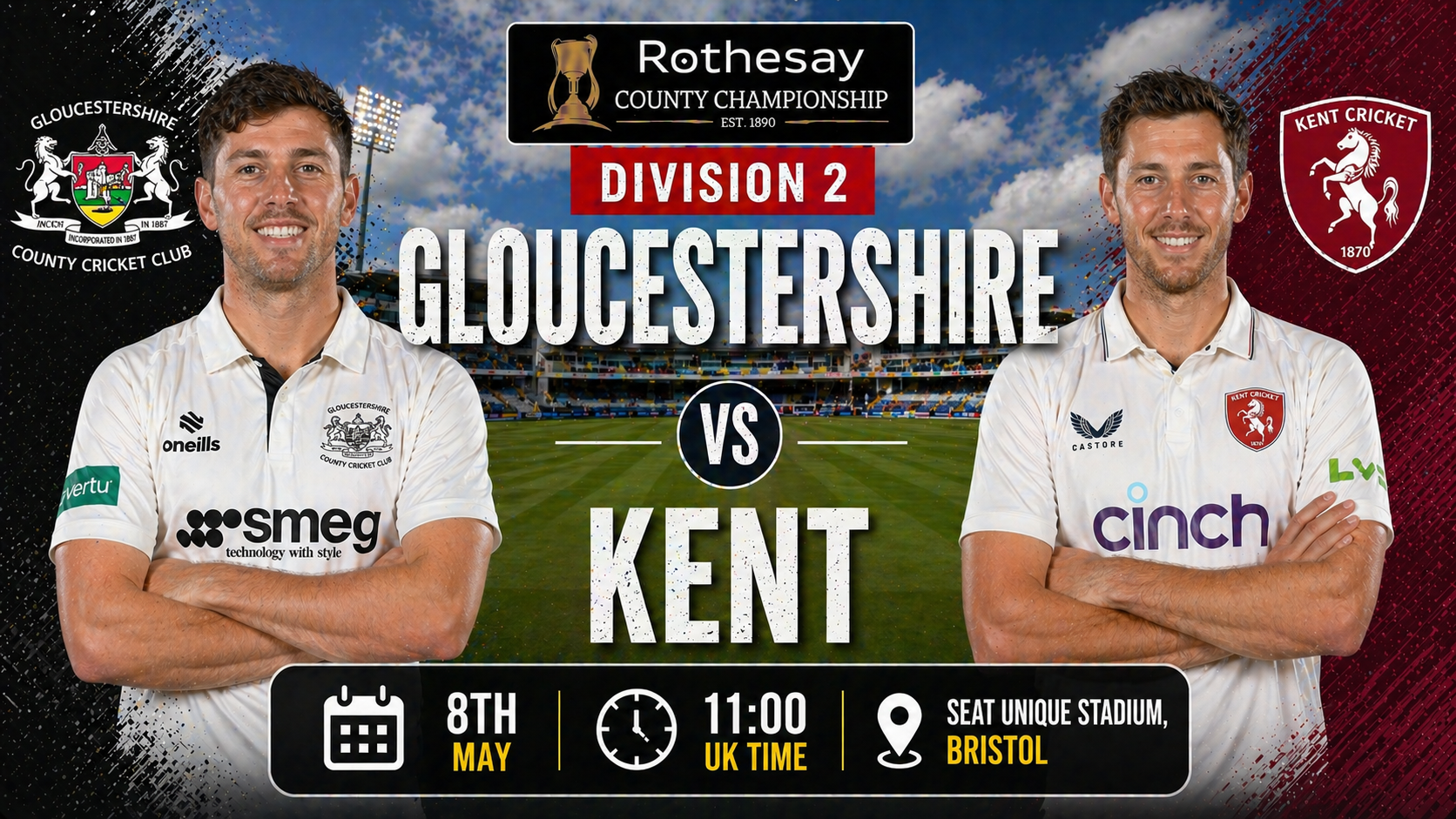 Read more about the article Gloucestershire v Kent – 8 May – Preview & Prediction