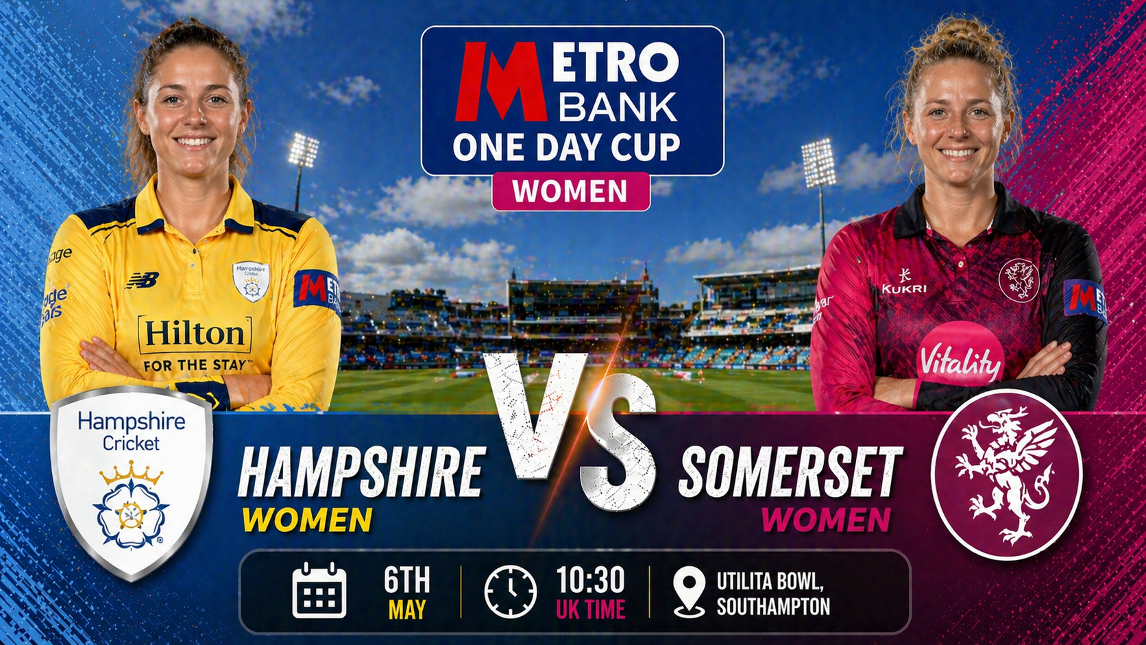 Read more about the article Hampshire Women v Somerset Women – 6 May – Preview & Prediction