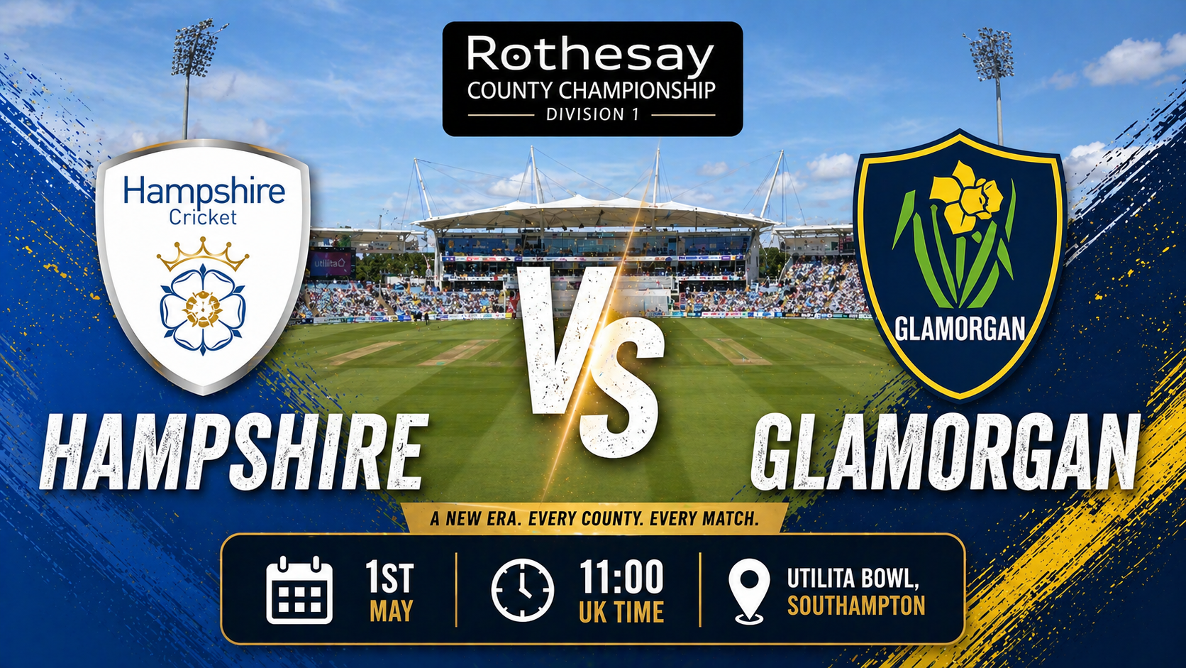 Read more about the article Hampshire v Glamorgan – 1 May – Preview & Prediction