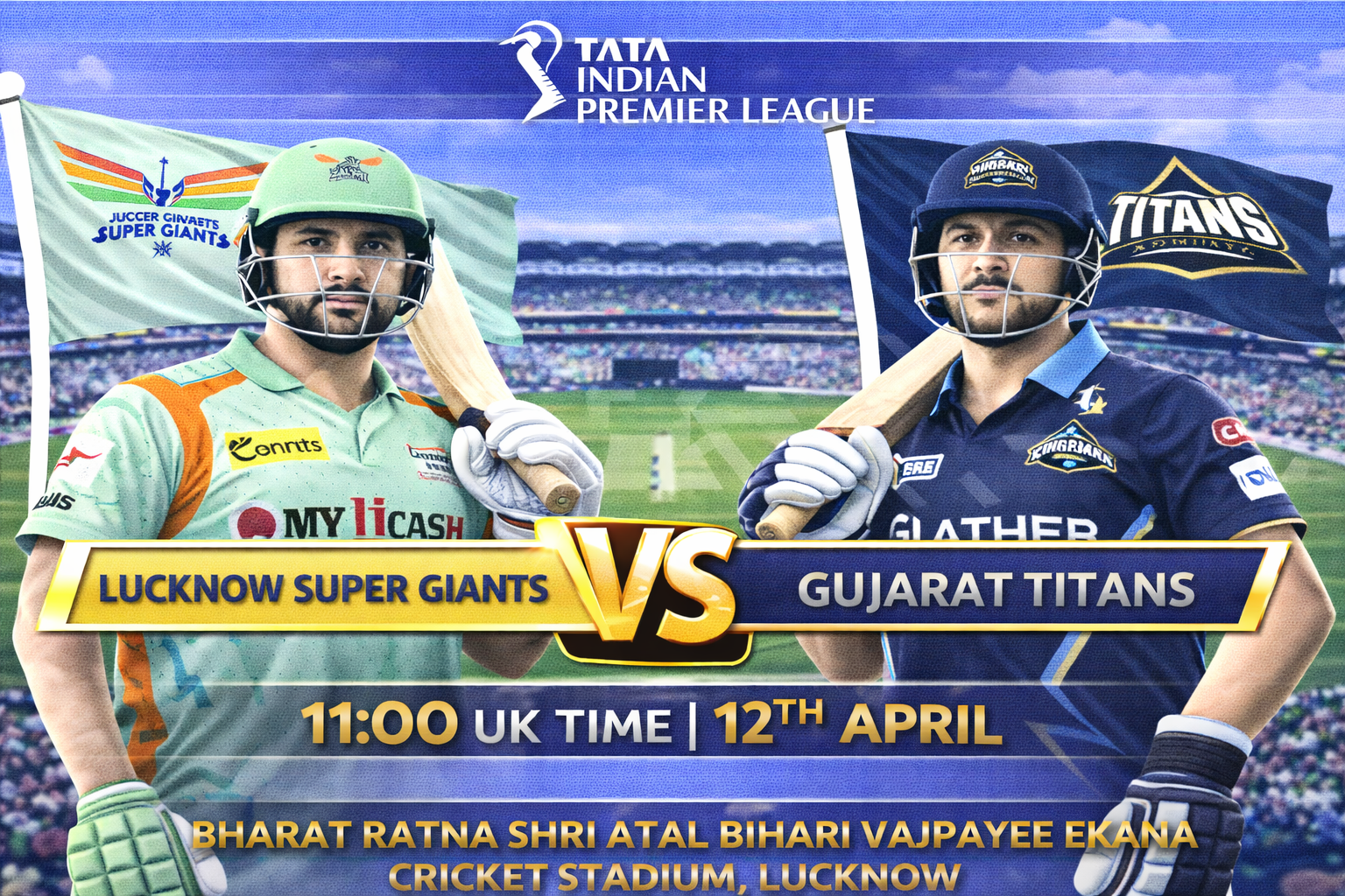 Read more about the article Lucknow Super Giants v Gujarat Titans – 12 April – Preview & Prediction