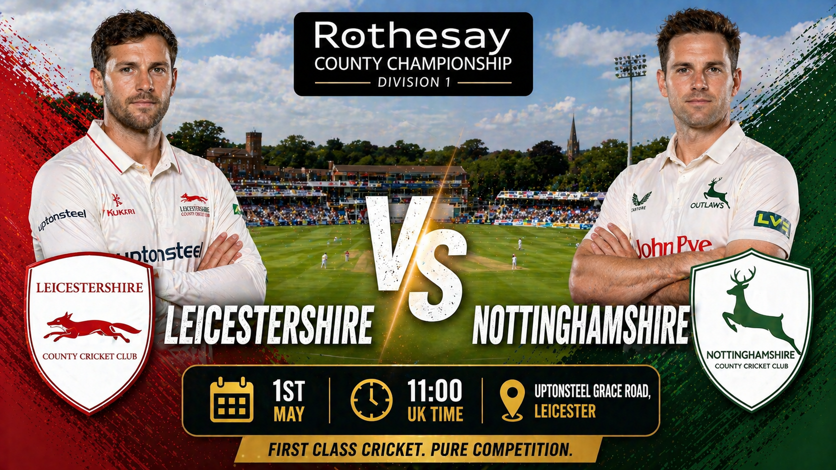 Read more about the article Leicestershire v Nottinghamshire – 1 May – Preview & Prediction