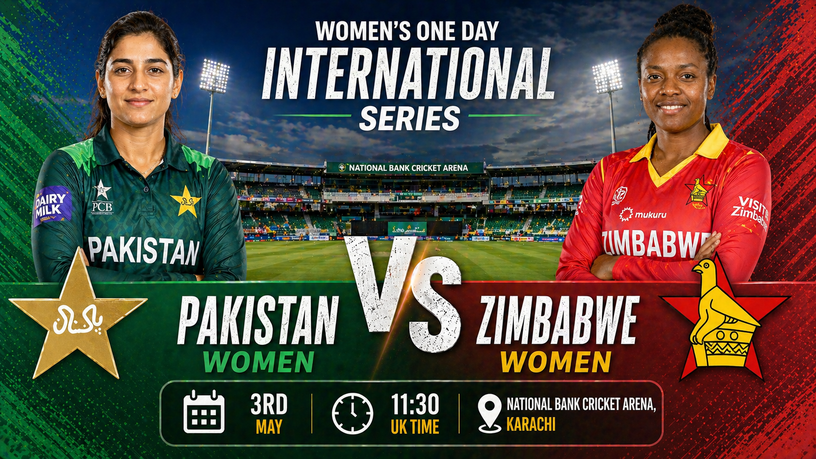 Read more about the article Pakistan Women v Zimbabwe Women – 3 May – Preview & Prediction