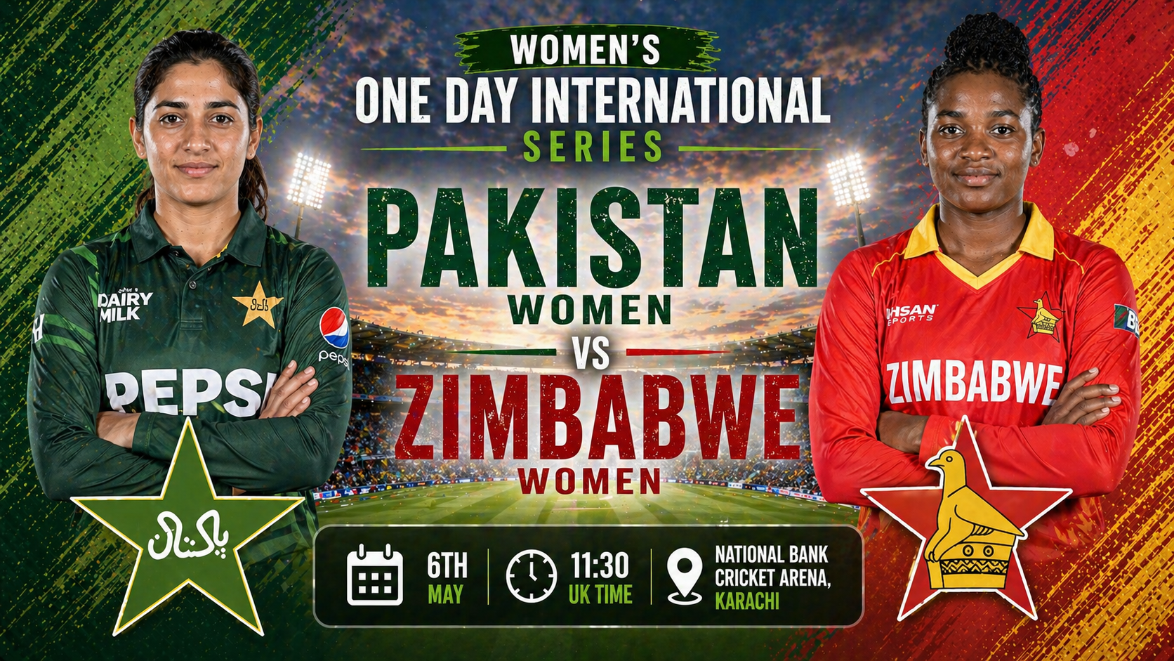 Read more about the article Pakistan Women v Zimbabwe Women – 6 May – Preview & Prediction