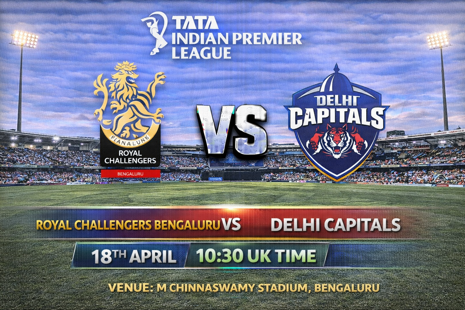 Read more about the article Royal Challengers Bengaluru v Delhi Capitals – 18 April – Preview & Prediction