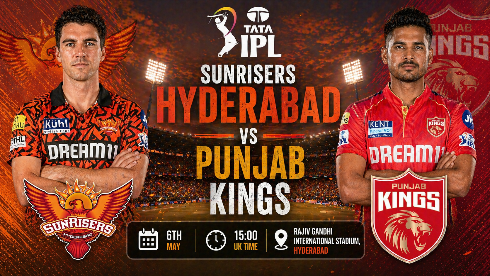 Read more about the article Sunrisers Hyderabad v Punjab Kings – 6 May – Preview & Prediction