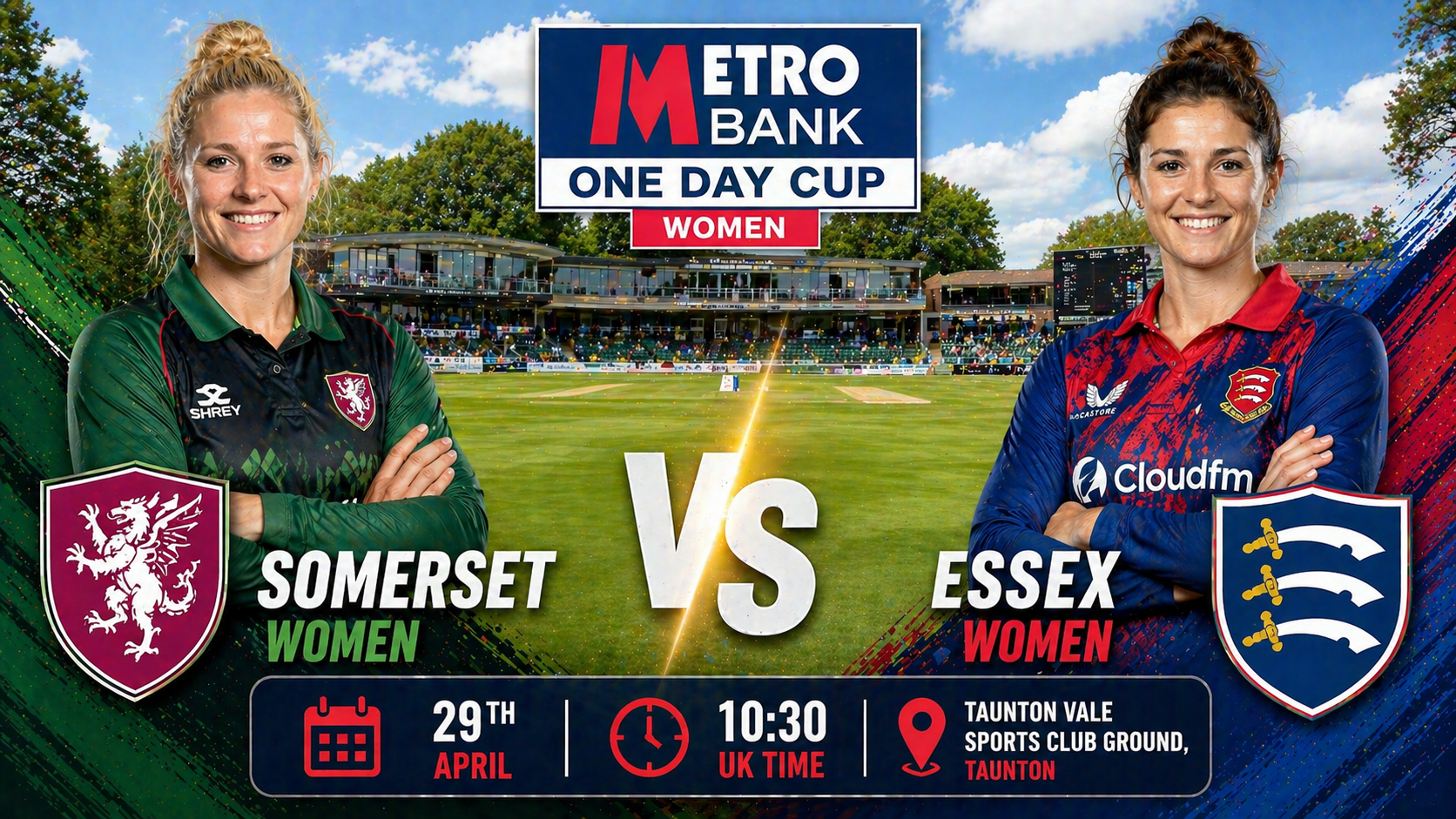 Read more about the article Somerset Women v Essex Women – 29 April – Preview & Prediction