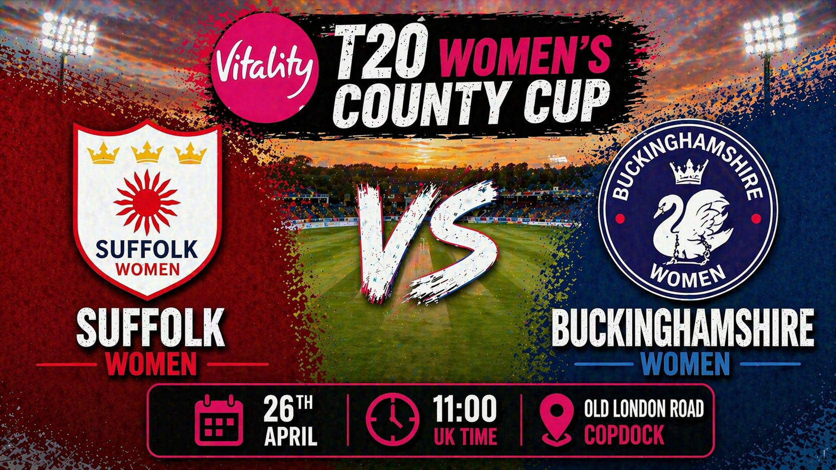 Read more about the article Suffolk Women v Buckinghamshire Women – 26 April – Preview & Prediction