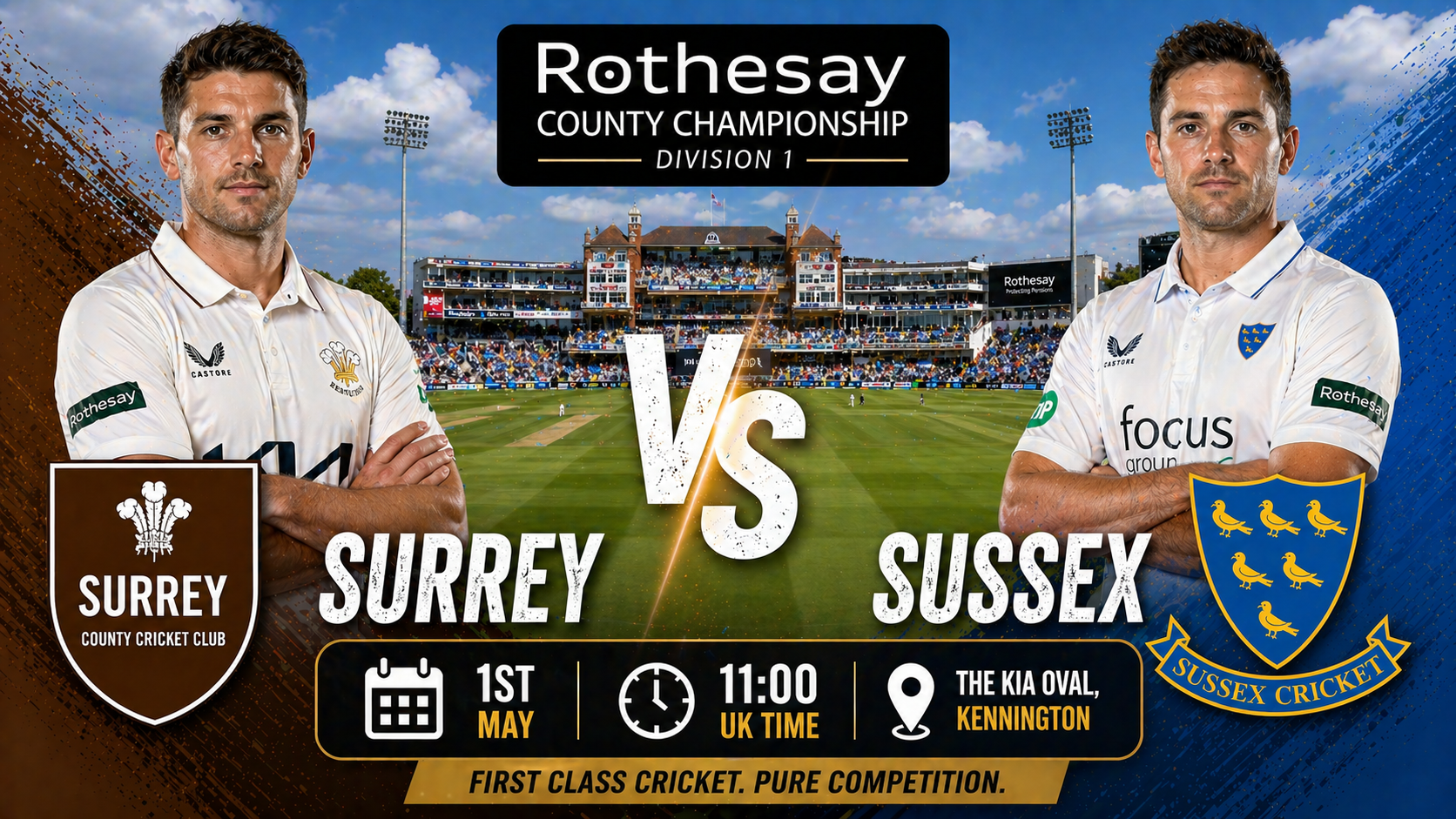 Read more about the article Surrey v Sussex – 1 May – Preview & Prediction