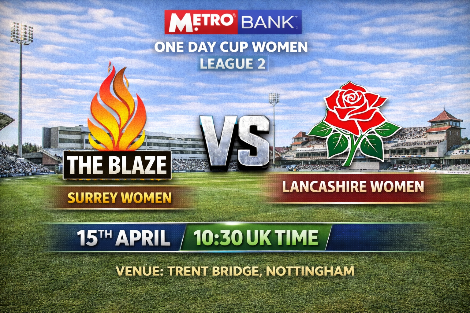Read more about the article The Blaze v Lancashire Women – 15 April – Preview & Prediction