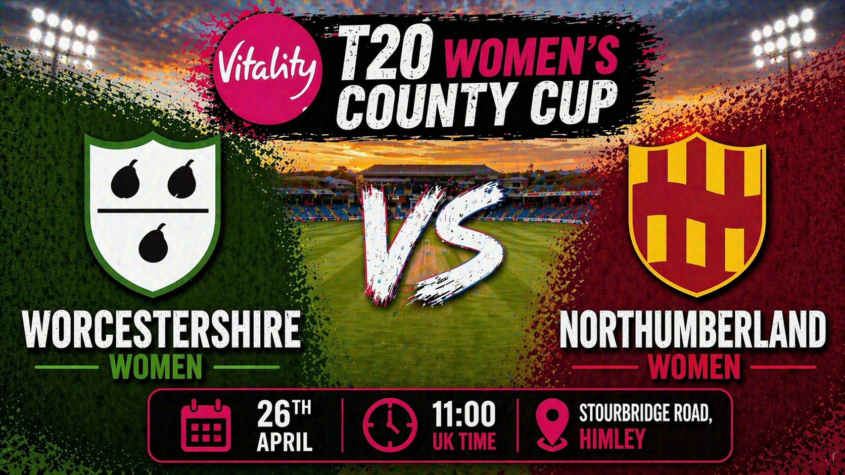 Read more about the article Worcestershire Women v Northumberland Women – 26 April – Preview & Prediction
