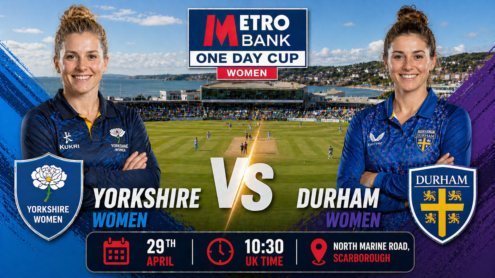 Read more about the article Yorkshire Women v Durham Women – 29 April – Preview & Prediction