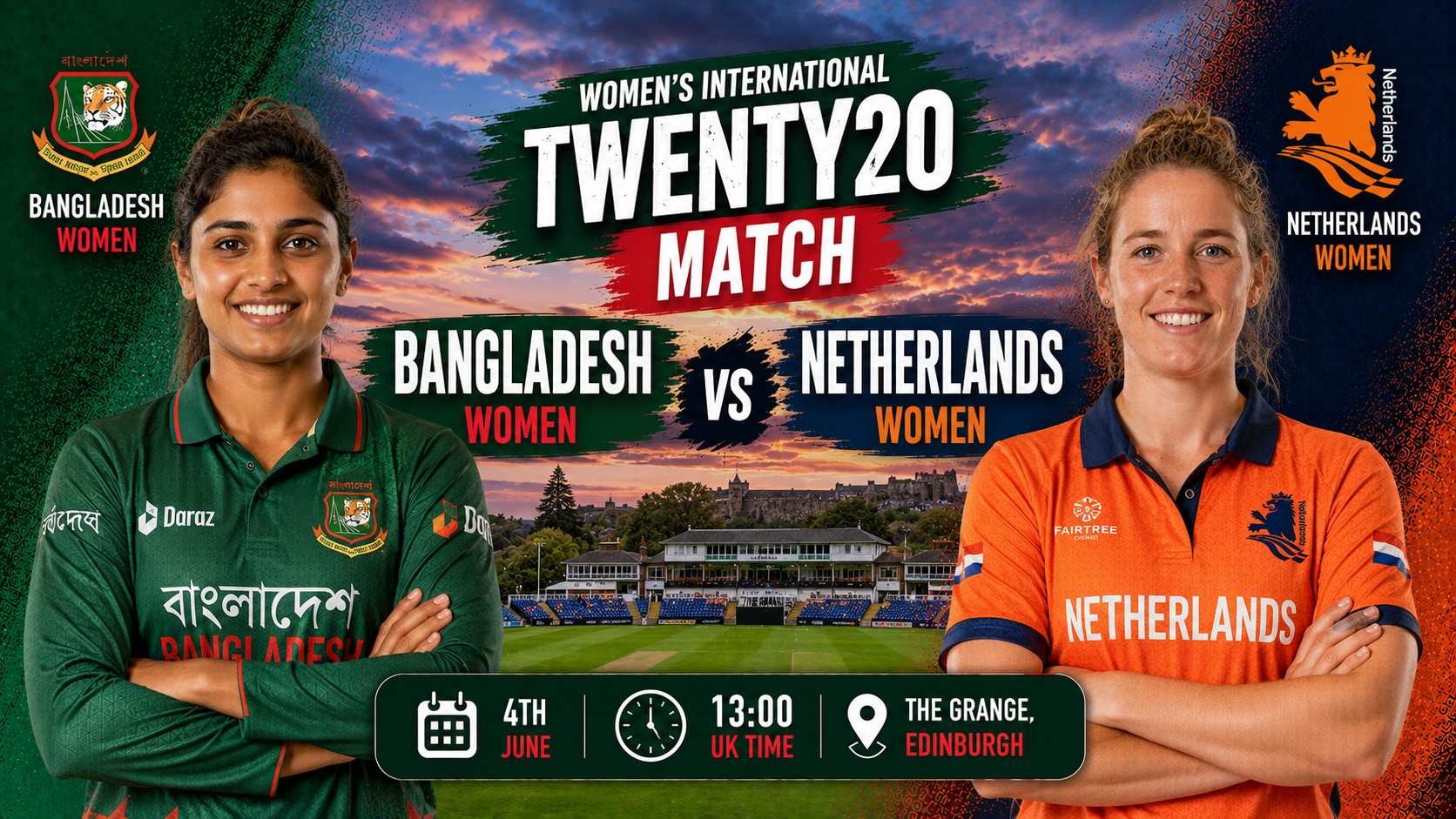 Read more about the article Bangladesh Women v Netherlands Women – 4 June – Preview & Prediction