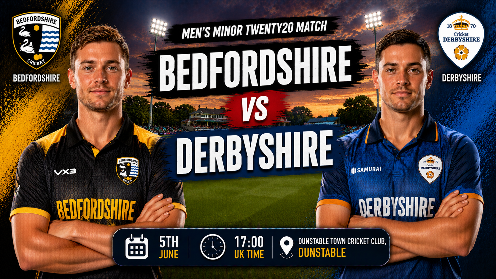 Read more about the article Bedfordshire v Derbyshire – 5 June – Preview & Prediction