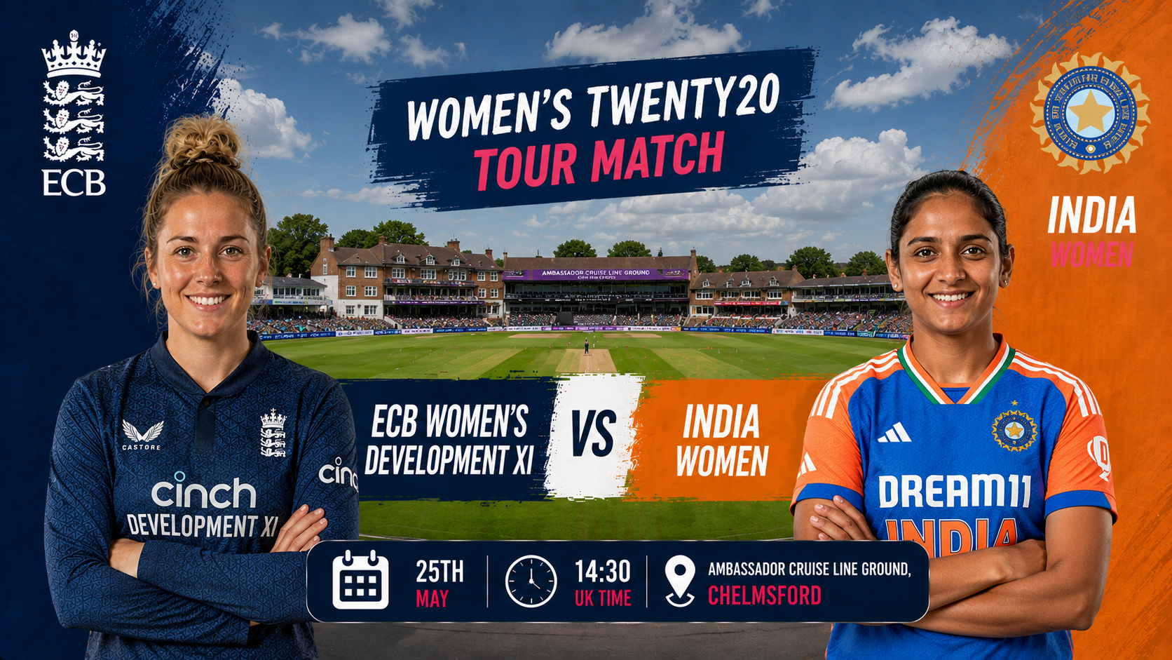 Read more about the article ECB Women’s Development XI v India Women – 25 May – Preview & Prediction