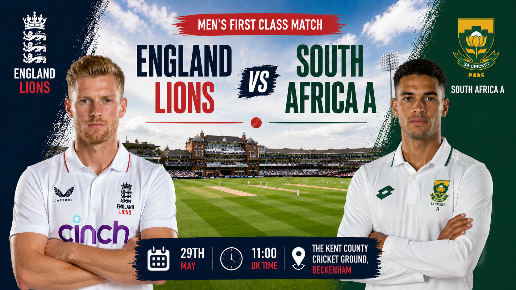 Read more about the article England Lions v South Africa A – 29 May – Preview & Prediction