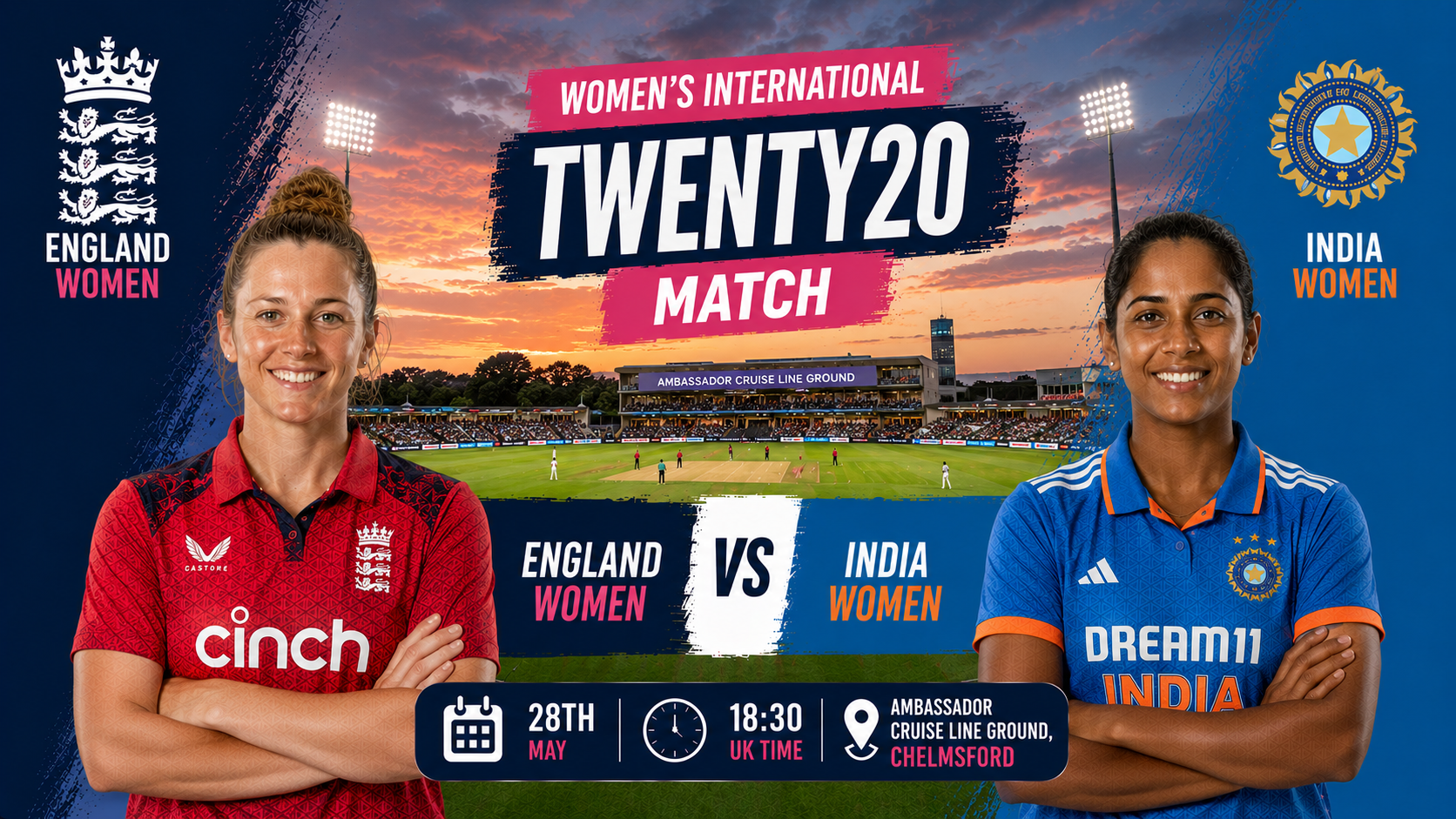 Read more about the article England Women v India Women – 28 May – Preview & Prediction