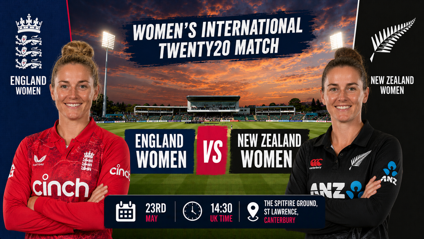 Read more about the article England Women v New Zealand Women – 23 May – Preview & Prediction