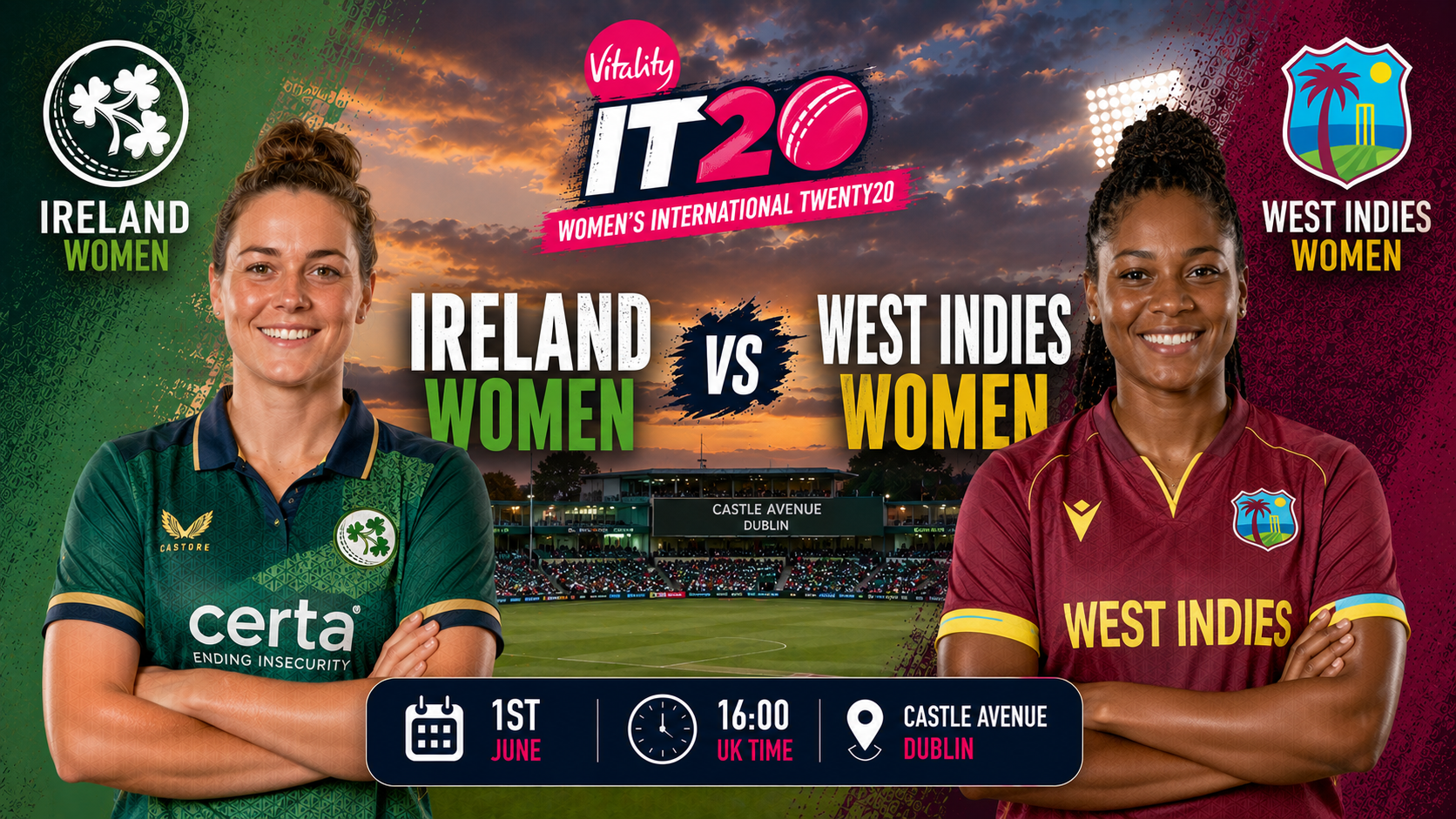 Read more about the article Ireland Women v West Indies Women – 1 June – Preview & Prediction