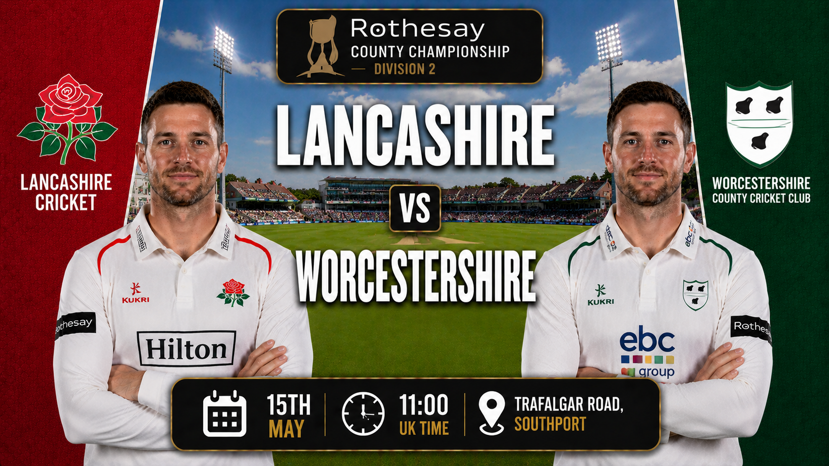 Read more about the article Lancashire v Worcestershire – 15 May – Preview & Prediction