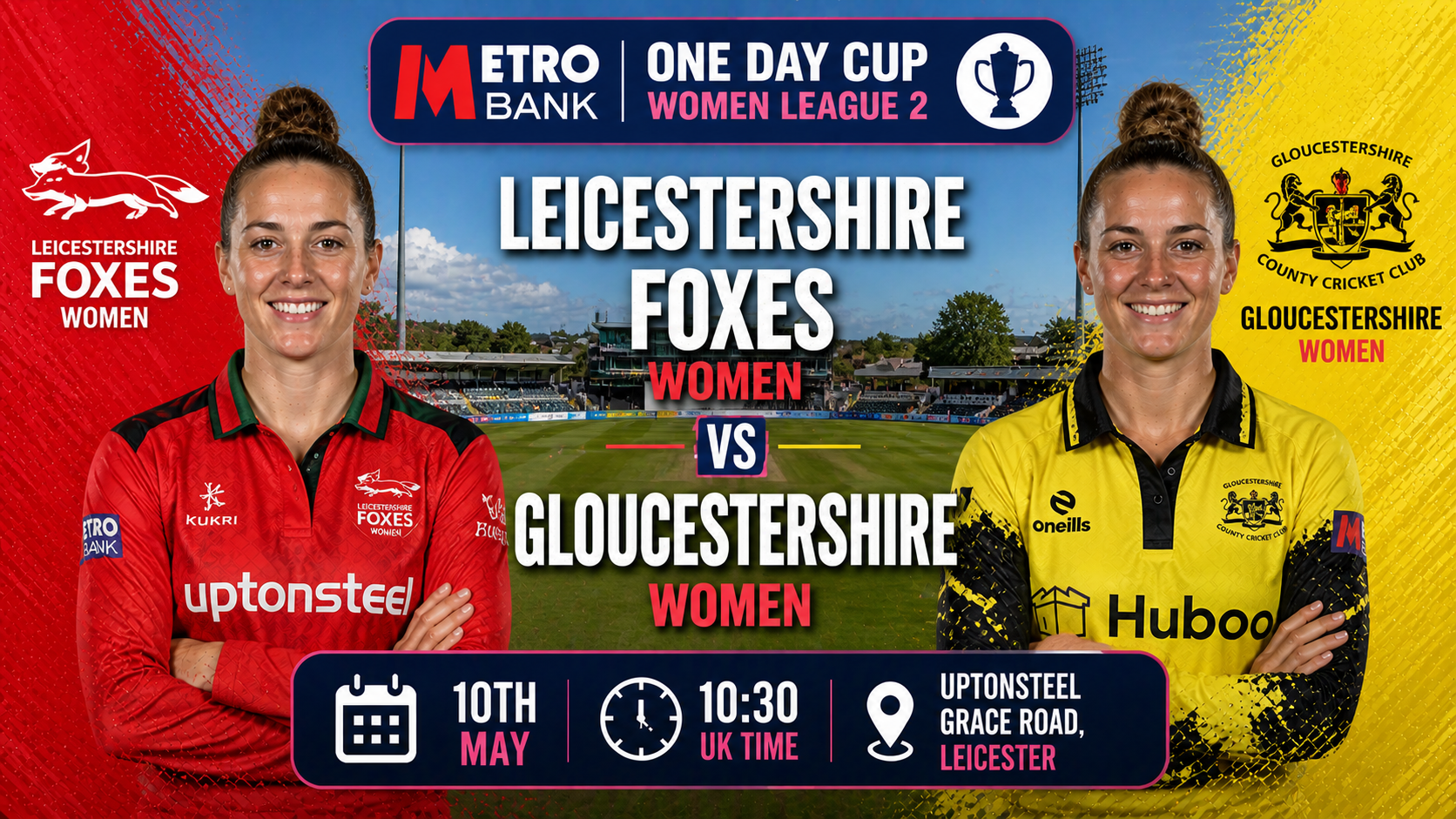 Read more about the article Leicestershire Foxes Women v Gloucestershire Women – 10 May – Preview & Prediction