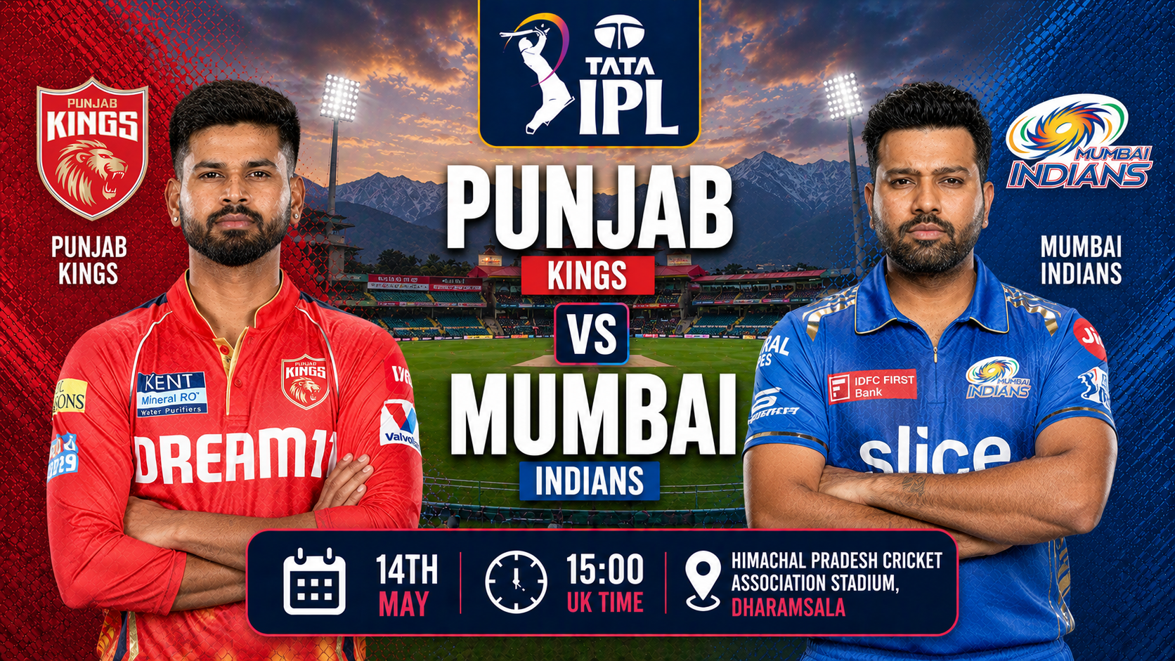 Read more about the article Punjab Kings v Mumbai Indians – 14 May – Preview & Prediction