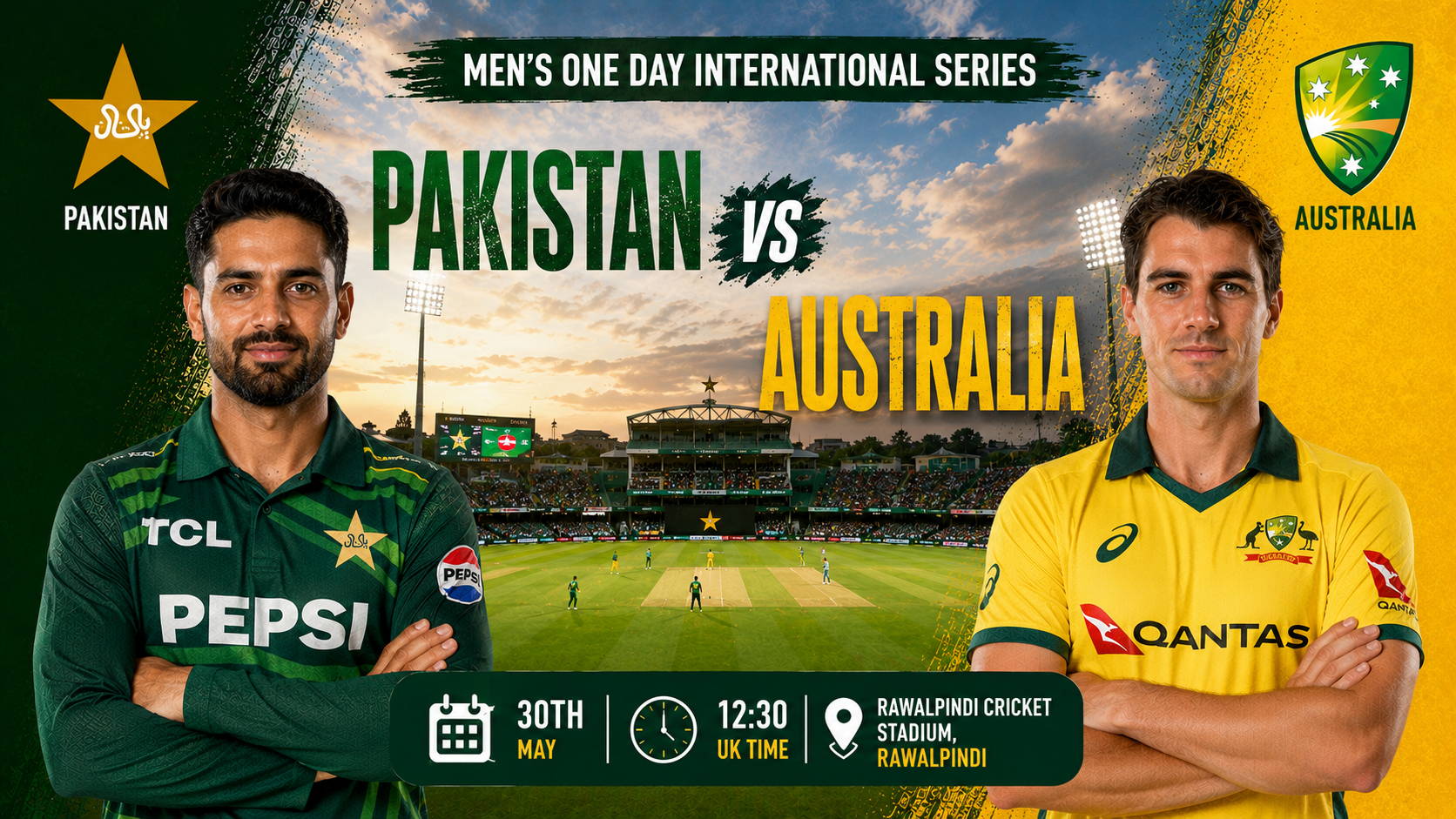 Read more about the article Pakistan v Australia – 30 May – Preview & Prediction