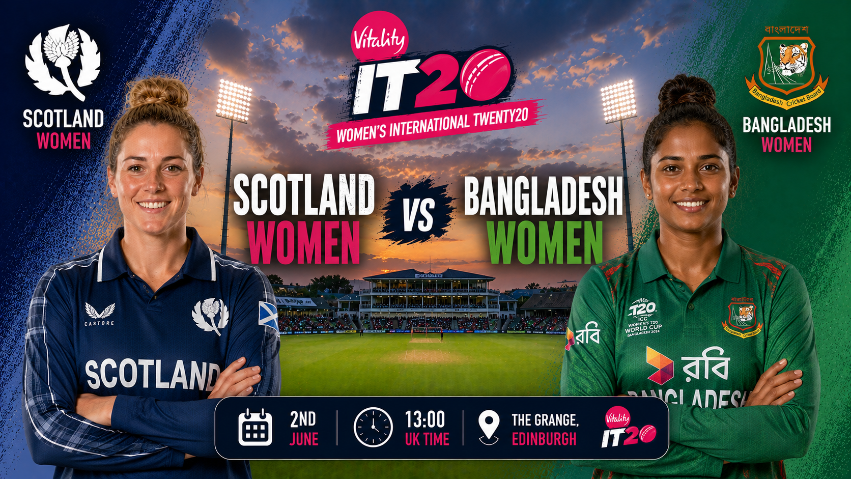 Read more about the article Scotland Women v Bangladesh Women – 2 June – Preview & Prediction